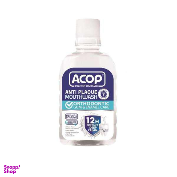 دهان شویه آکوپ (Acop) مدل Orthodontinc حجم 300 میلی‌ لیتر