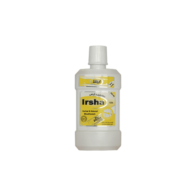 دهان شویه ایرشا (Irsha) مدل Herbal & Natural حجم 250 میلی‌ لیتر