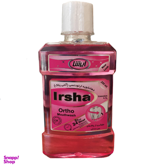دهان شویه ایرشا (Irsha) مدل Ortho حجم 250 میلی‌ لیتر