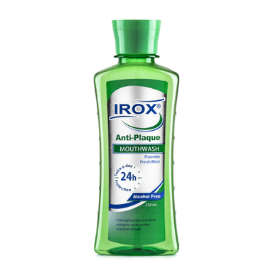 دهانشویه آیروکس (Irox) مدل Anti Plaque حجم 250 میلی‌ لیتر