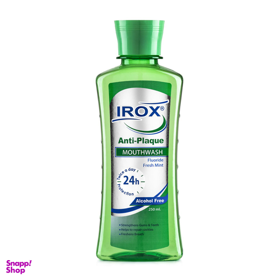 دهانشویه آیروکس (Irox) مدل Anti Plaque حجم 250 میلی‌ لیتر