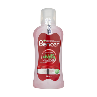 دهان شویه بنسر (Bencer) مدل Chlor Hexidine حجم 400 میلی‌ لیتر