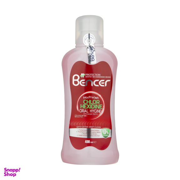 دهان شویه بنسر (Bencer) مدل Chlor Hexidine حجم 400 میلی‌ لیتر