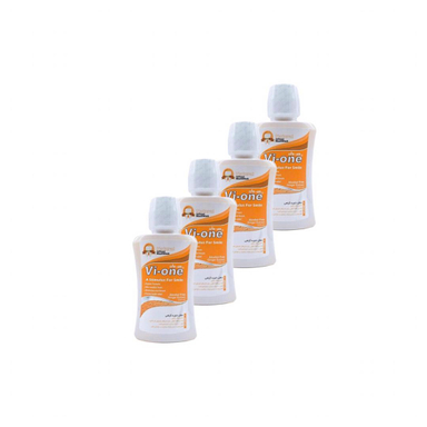 دهان شویه وی وان (Vi-One) مدل Natural حجم 330 میلی‌ لیتر مجموعه 4 عددی