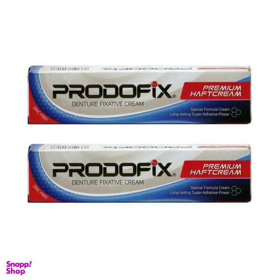 چسب دندان مصنوعی پرودوفیکس (Prodofix) کد 1021 وزن 40 گرم مجموعه 2 عددی