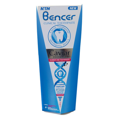 خمیر دندان مردانه بنسر (Bencer) مدل Caviar حجم 75 میلی‌ لیتر