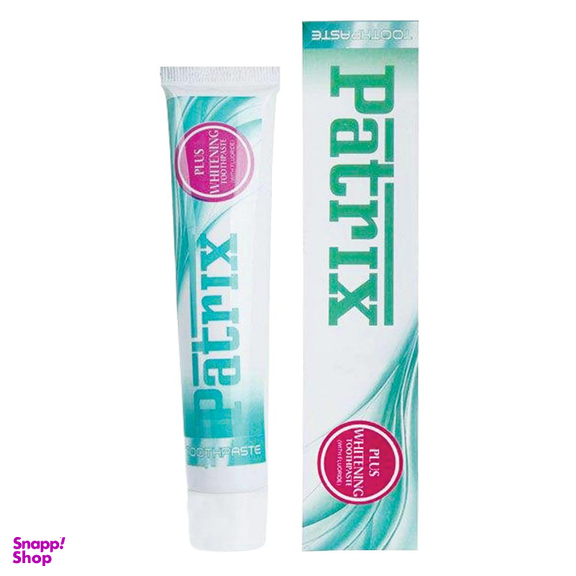 خمیر دندان پاتریکس (Patrix) مدل Plus Whitening وزن 120 گرم