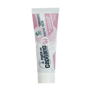 خمیر دندان پاستا دل کاپیتانو مدل Sensitive Teeth حجم 75 میلی‌لیتر