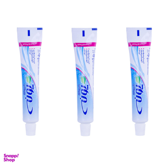 خمیر دندان پونه (Pooneh) مدل Clean And Fresh حجم 53 میلی لیتر بسته 3 عددی