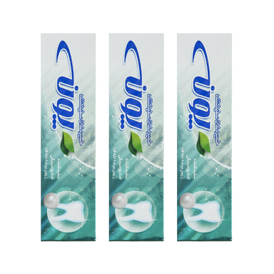 خمیر دندان پونه (Pooneh) مدل Whitening کننده حجم 100 میلی ‌لیتر بسته 3 عددی