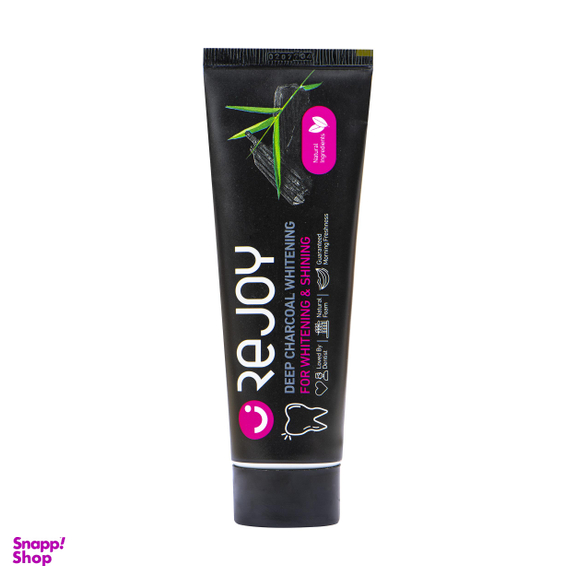 خمیر دندان ریجوی (Rejoy) مدل Deep Charcoal حجم 100 میلی‌ لیتر