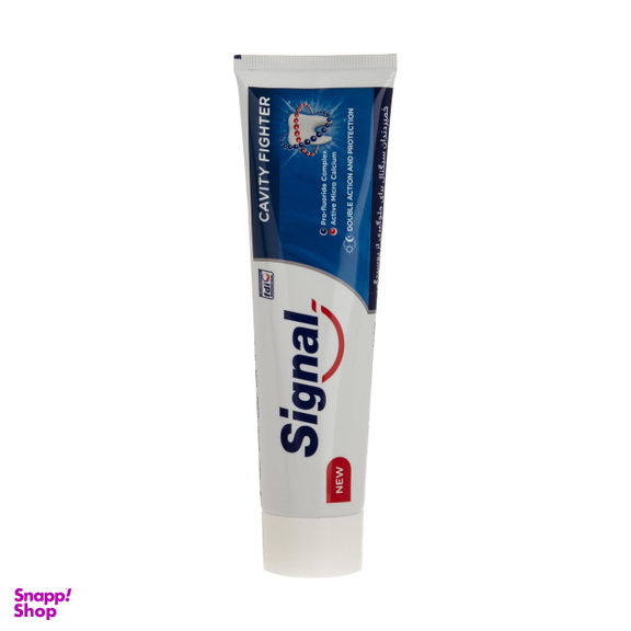 خمیر دندان سیگنال (Signal) سری Cavity Fighter مدل Active Micro Calcium حجم 100 میلی‌ لیتر