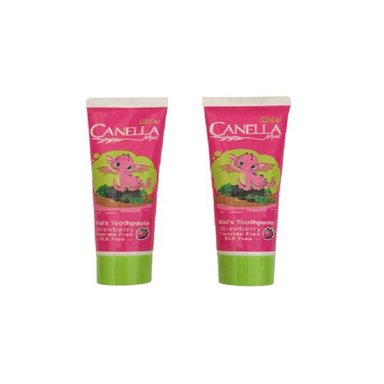 خمیر دندان کنلامکس (Canella Max) مدل توت فرنگی حجم 60 میلی‌لیتر مجمو عه 2 عددی