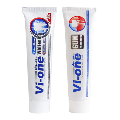 خمیر دندان وی وان (Vi-One) مدل Gum & Whiting حجم 90 میلی‌ لیتر مجموعه 2 عددی