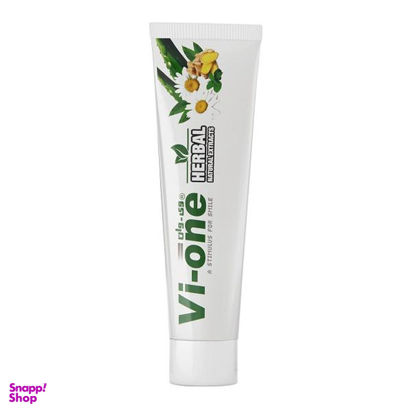 خمیر دندان وی وان Vi-One مدل Natural Herbal حجم 80 میلی‌ لیتر
