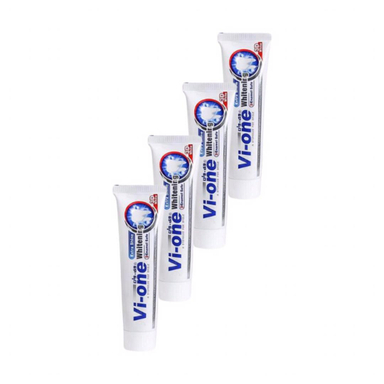 خمیر دندان وی وان (Vi-One) مدل Whitening 3D حجم 130 میلی‌ لیتر مجموعه 4 عددی