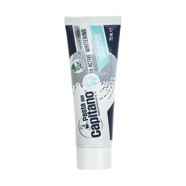 خمیردندان سفید کننده پاستا دل کاپیتانو (Pasta Del Capitano) مدل OX active Whitening حجم 75 میلی‌لیتر