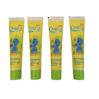 خمیردندان کنلامکس (Canella Max) مدل Banana حجم 60 میلی‌لیتر مجموعه 4 عددی