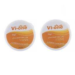 پودر سفید کننده دندان وی وان (Vi-One) مدل Orange وزن 50 گرم مجموعه 2 عددی