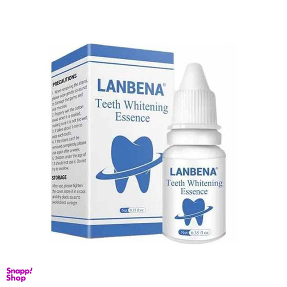 محلول سفید کننده دندان لنبنا Lanbena مدل اسنس حجم 10 میلی لیتر