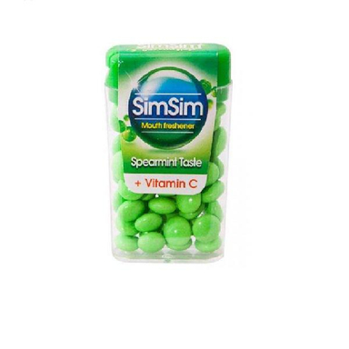 قرص خوشبو کننده دهان سیم سیم (Simsim) مدل Vitamin C وزن 15 گرم