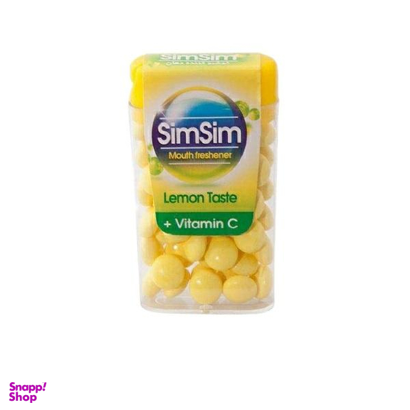 قرص خوشبو کننده دهان سیم سیم (Simsim) مدل لیمو وزن 15 گرم