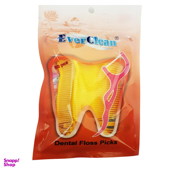 نخ دندان اورکلین (Ever Clean) کد 002 بسته 50 عددی