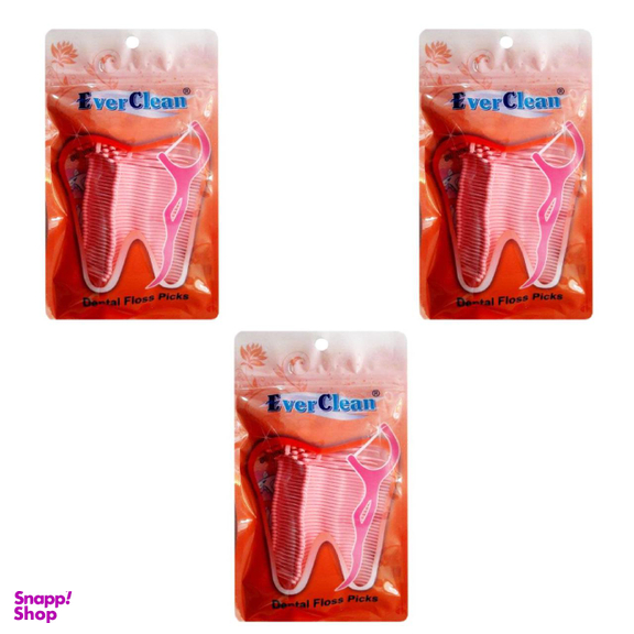 نخ دندان اورکلین (Ever Clean) کد 022 بسته 3 عددی