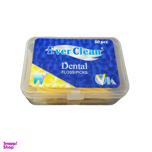 نخ دندان اورکلین (Ever Clean) مدل 01 بسته 50 عددی