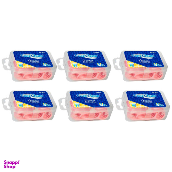 نخ دندان اورکلین (Ever Clean) مدل 01 مجموعه 6 عددی