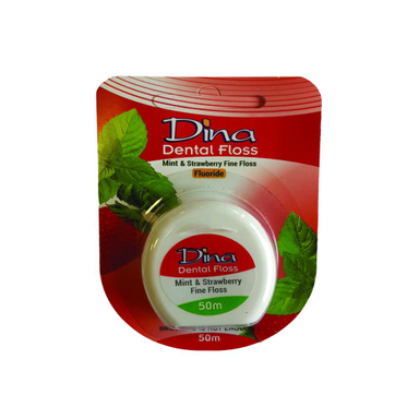 نخ دندان دینا (Dina) مدل Mint & Strawberry