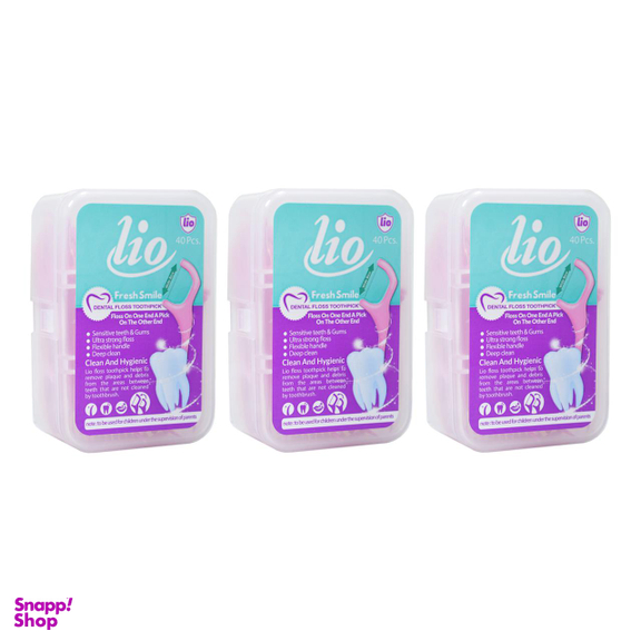 نخ دندان لیو (Lio) مدل Fresh Smile مجموعه 3 عددی