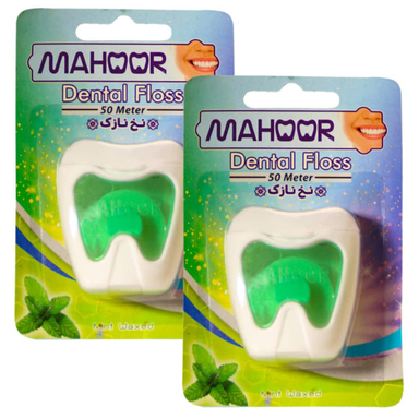 نخ دندان ماهور (Mahoor) مدل نعناع مجموعه 2 عددی