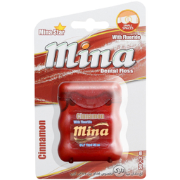 نخ دندان مینا (Mina) مدل Narrow با اسانس دارچین طول 50 متر