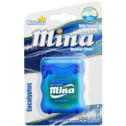 نخ دندان مینا (Mina) مدل Narrow با اسانس اکالیپتوس طول 50 متر