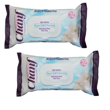 دستمال مرطوب چانف (Chanf) مدل 11 مجموعه 2 عددی