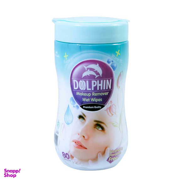 دستمال مرطوب دلفین (Dolphin) مدل 7019 بسته 80 عددی