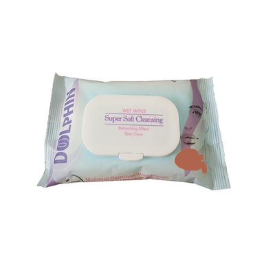 دستمال مرطوب دلفین (Dolphin) مدل TRR666 بسته 40 عددی