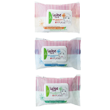 دستمال مرطوب وی کر (Wee Care) مدل W20 مجموعه 3 عددی