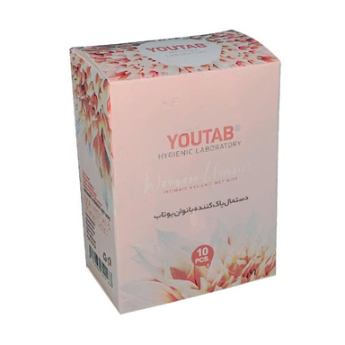 دستمال مرطوب یوتاب (Youtab) کد 2080 بسته 10 عددی