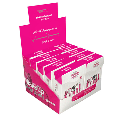 دستمال مرطوب یوتاب (Youtab) مدل Antiallergic مجموعه 10 عددی
