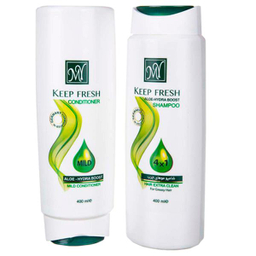 بسته شامپو و نرم کننده مو مای (My) مدل KEEP FRESH حجم 400 میلی‌لیتر