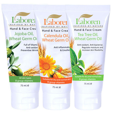 بسته کرم تغذیه کننده لابورن (laboren) مدل Tee Calendula Jojoba حجم 240 میلی‌لیتر