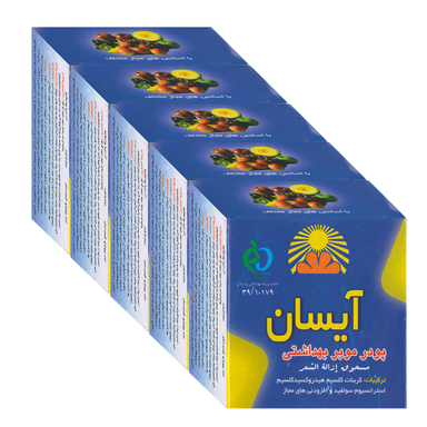 پودر موبر آیسان (Aisan) مدل 110 وزن 50 گرم مجموعه 5 عددی
