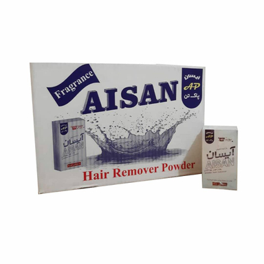 پودر موبر آیسان (Aisan) مدل HK008 وزن 140 گرم بسته 60 عددی