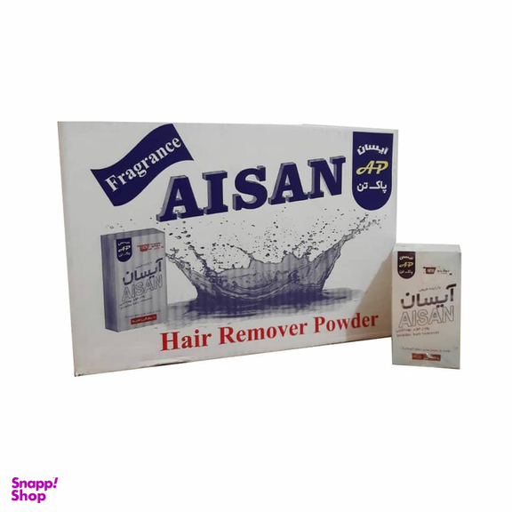 پودر موبر آیسان (Aisan) مدل HK008 وزن 140 گرم بسته 60 عددی