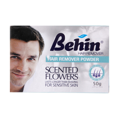 پودر موبر آقایان بهین (Behin) مدل Scented Flowers وزن 50 گرم