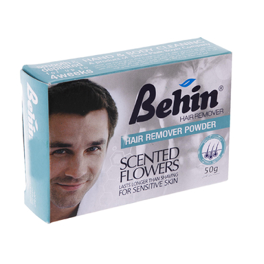 پودر موبر آقایان بهین (Behin) مدل Scented Flowers وزن 50 گرم بسته 10 عددی