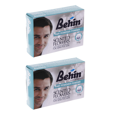 پودر موبر آقایان بهین (Behin) مدل Scented Flowers وزن 50 گرم بسته 2 عددی