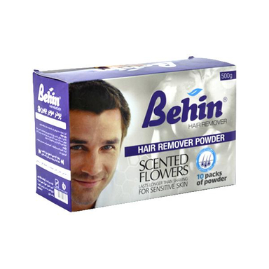 پودر موبرآقایان بهین (Behin) مدل Scented Flowers وزن 500 گرم